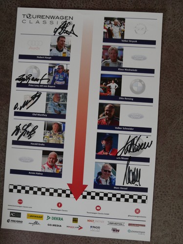 Biglietto autografo bmw - biglietto,