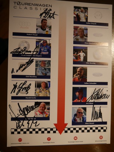 Biglietto autografo bmw - autografo,