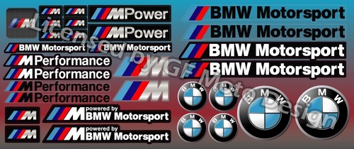 Set adesivi bmw motorsport - bmw,