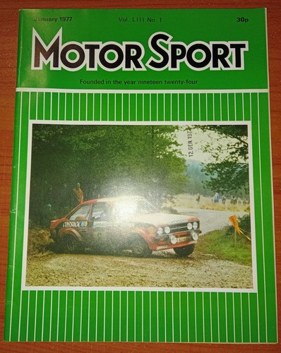 Motor sport 1977 - motor, –