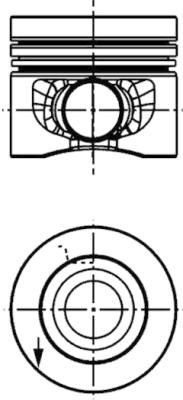Pistone kolbenschmidt - 1,
